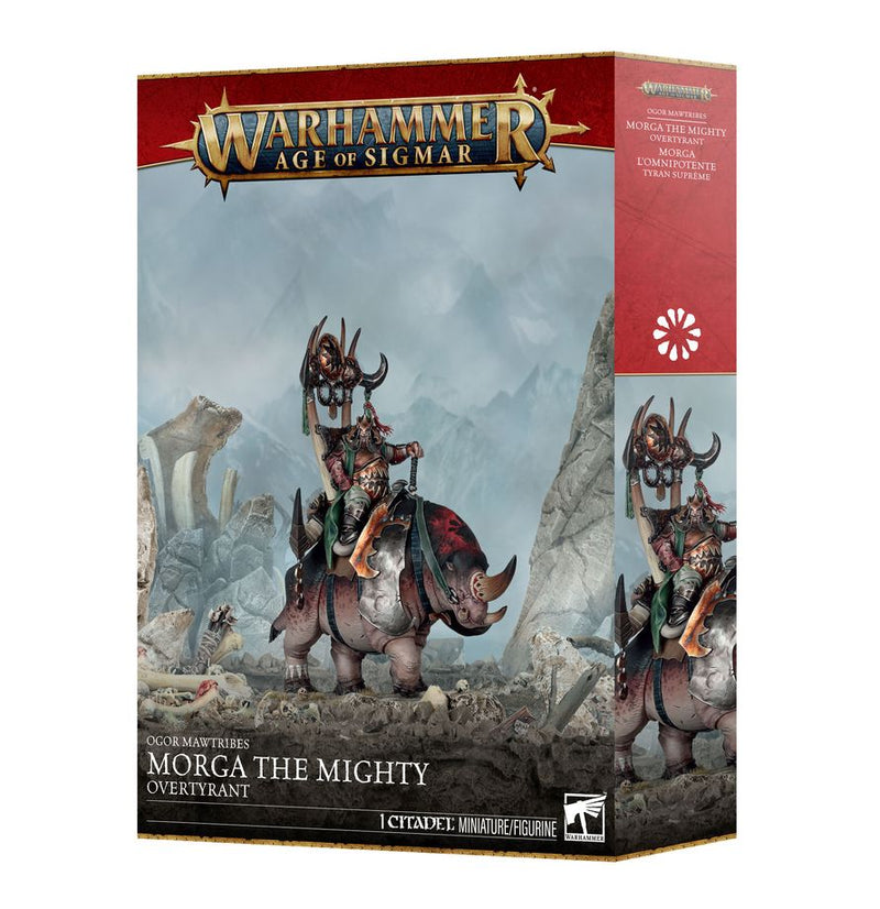 [Age of Sigmar] Ogor Mawtribes: Morga the Mighty – Overtyrant / Tyrant on Glutthorn