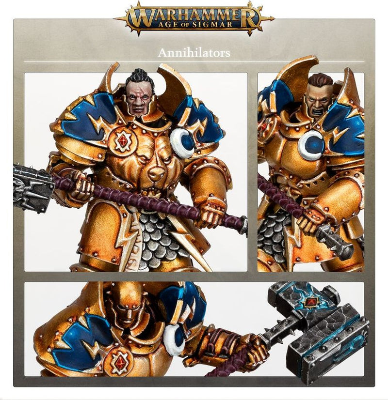 [Age of Sigmar] Stormcast Eternals – Annihilators with Meteoric Grandhammers