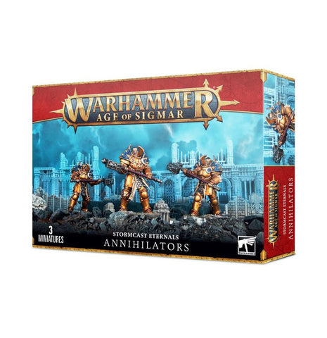 [Age of Sigmar] Stormcast Eternals – Annihilators with Meteoric Grandhammers