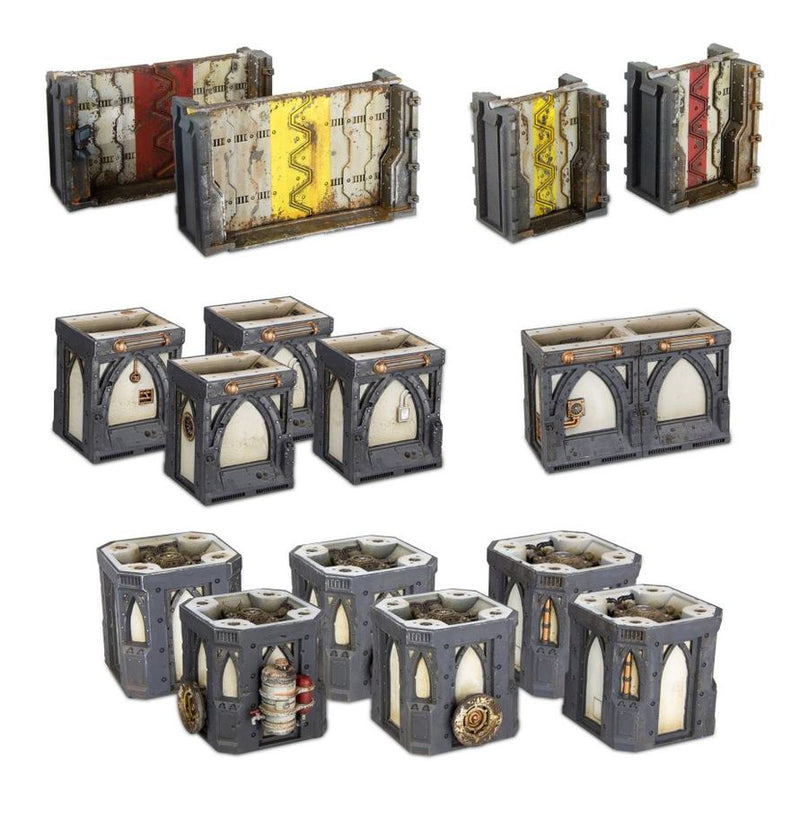 [Warhammer Necromunda Skirmish] Necromunda Zone Mortalis Columns and Walls