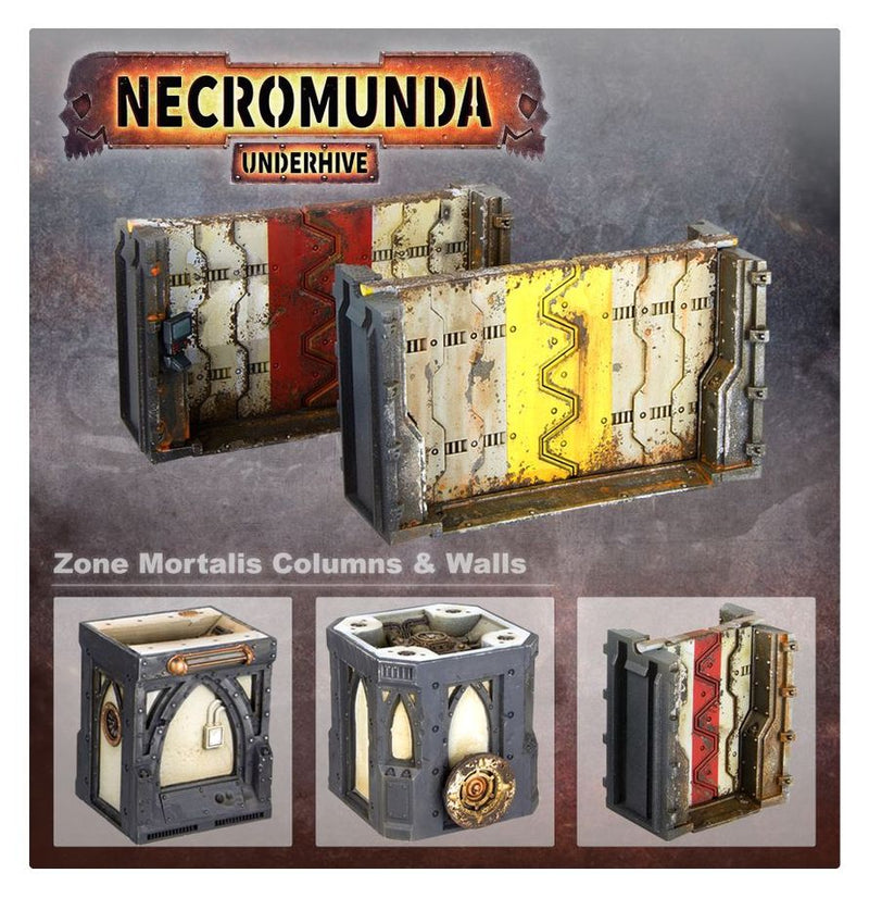[Warhammer Necromunda Skirmish] Necromunda Zone Mortalis Columns and Walls