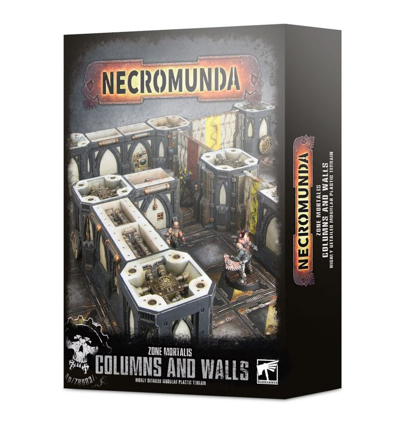 [Warhammer Necromunda Skirmish] Necromunda Zone Mortalis Columns and Walls