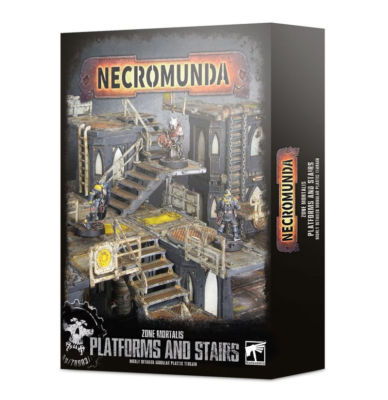 [Warhammer Necromunda Skirmish] Necromunda Zone Mortalis Platforms and Stairs