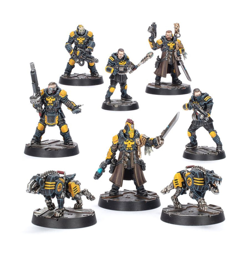 [Warhammer Necromunda Skirmish] Palanite Enforcer Captains & Sergeants