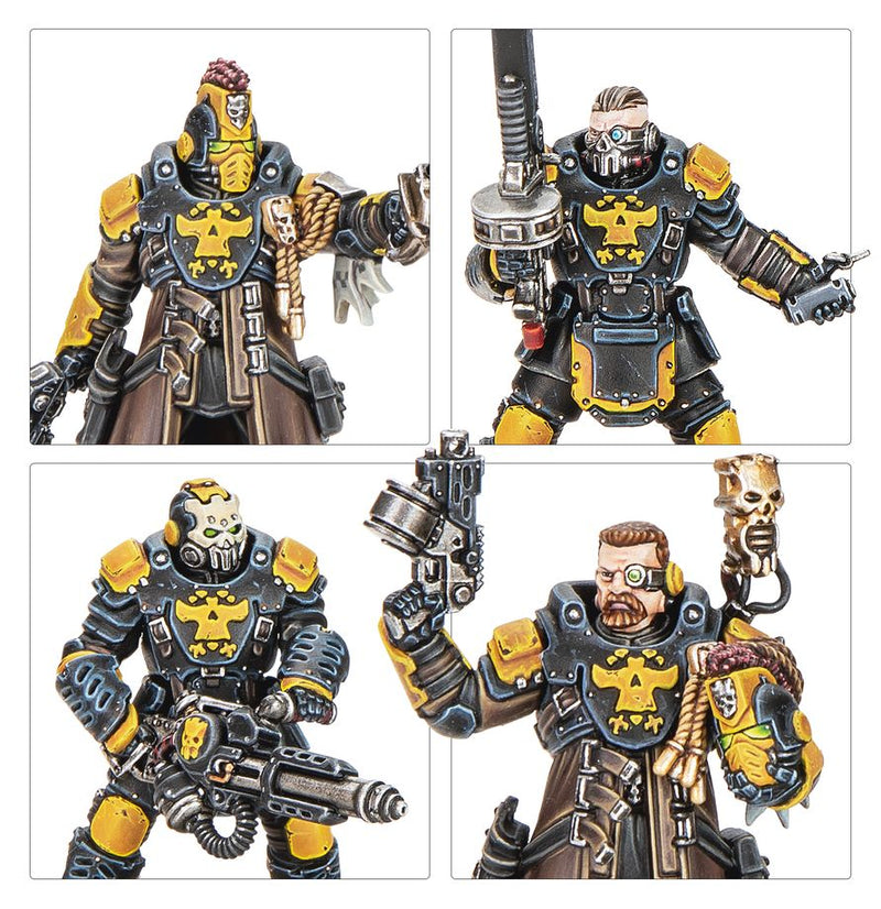 [Warhammer Necromunda Skirmish] Palanite Enforcer Captains & Sergeants
