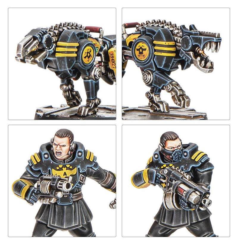 [Warhammer Necromunda Skirmish] Palanite Enforcer Captains & Sergeants