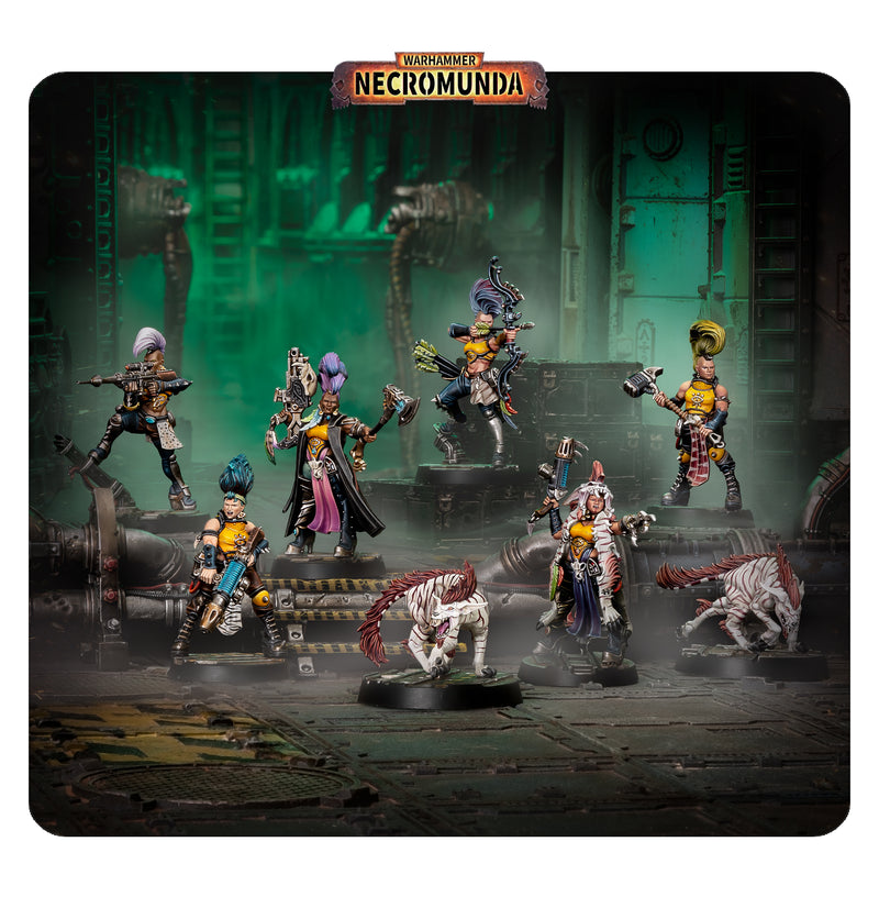 [Warhammer Necromunda Skirmish] Escher Matriarchs & Phyrr Cats