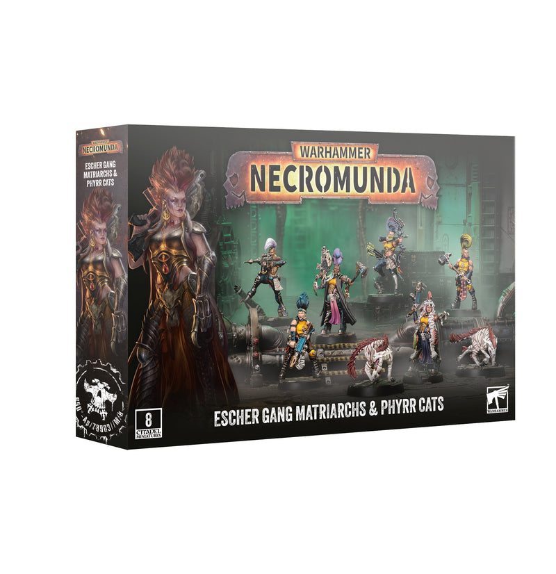 [Warhammer Necromunda Skirmish] Escher Matriarchs & Phyrr Cats