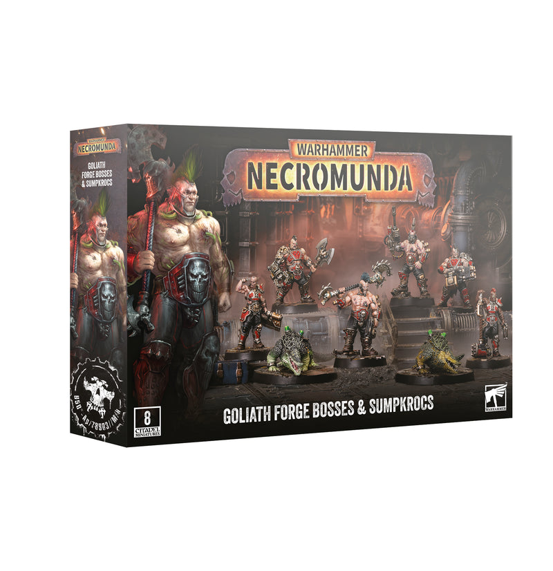 [Warhammer Necromunda Skirmish] Goliath Forge Bosses & Sumpkrocs