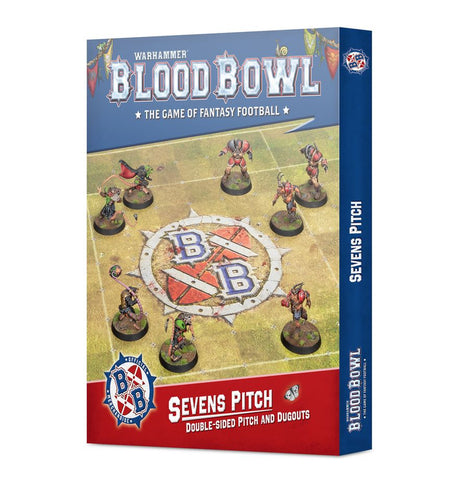 [Blood Bowl] Sevens Pitch: Double-sided Pitch and Dugouts