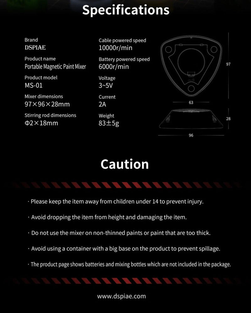 [DSPIAE] Portable Magnetic Paint Mixer