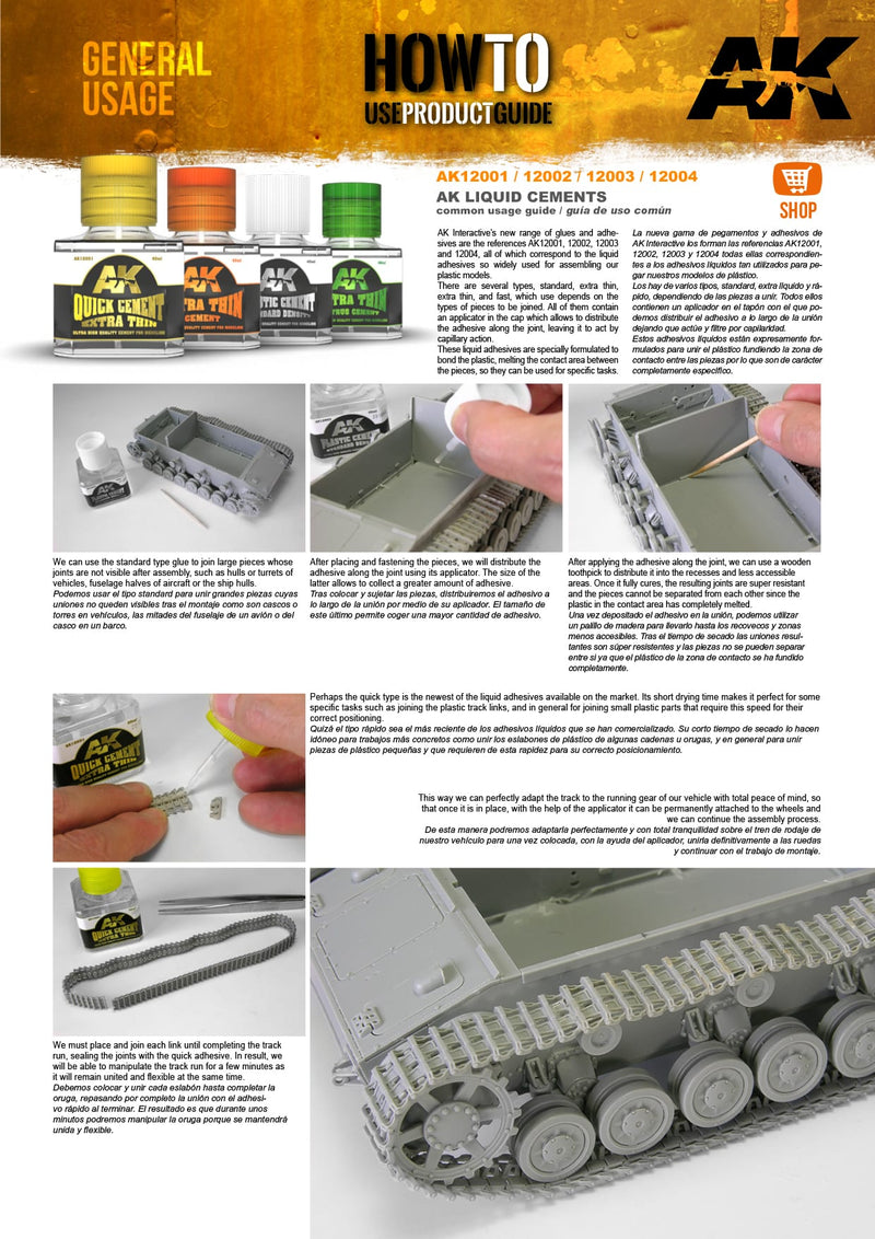 [AK Interactive] Quick Cement Extra Thin