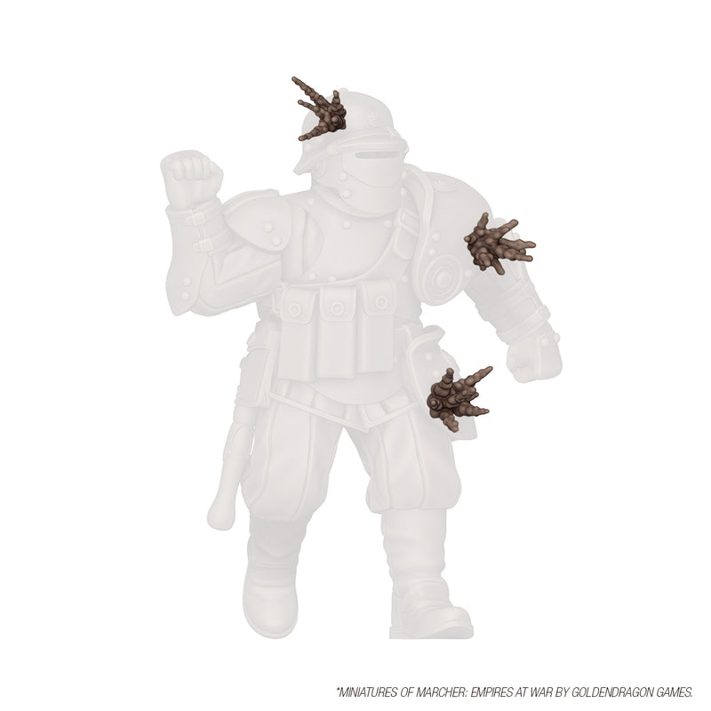 [AK Interactive] Bullet Impact FX - Basing Bits (43 Pieces)