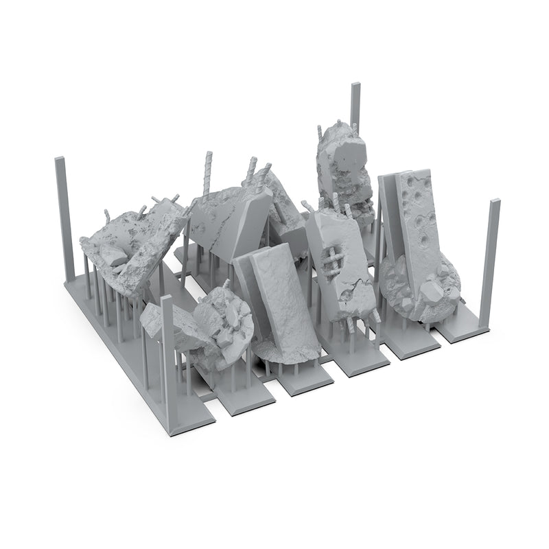 [AK Interactive] Concrete Ruins - Basing Bits