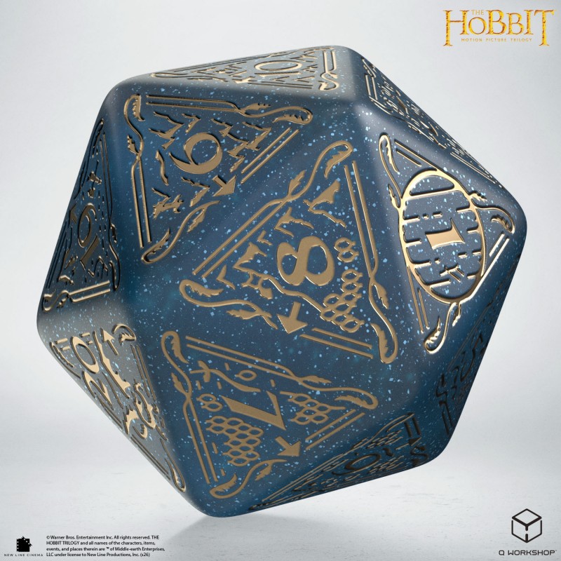 The Hobbit Spindown D20 - Radiant TCG Jumbo Die