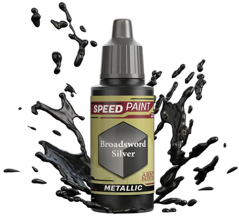 Warpaints: Speedpaint Broadsword Silver (18ml)
