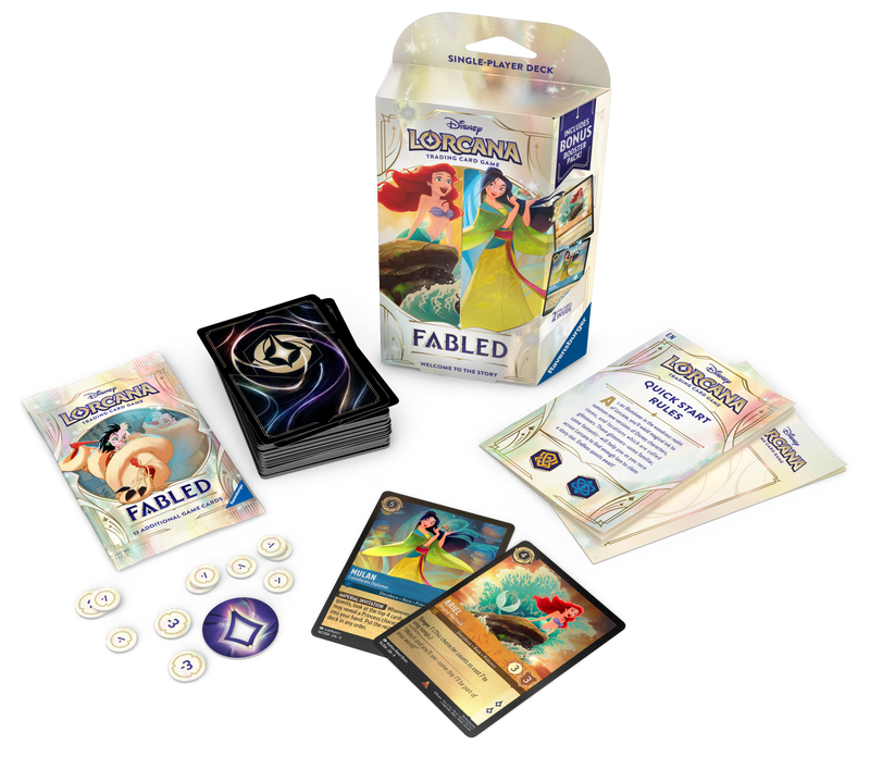 Disney Lorcana: Fabled - Amber/Sapphire - Starter Deck