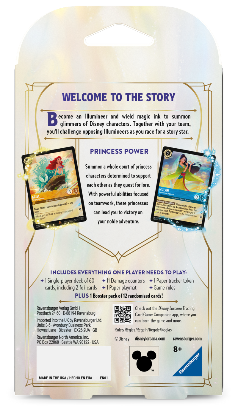 Disney Lorcana: Fabled - Amber/Sapphire - Starter Deck