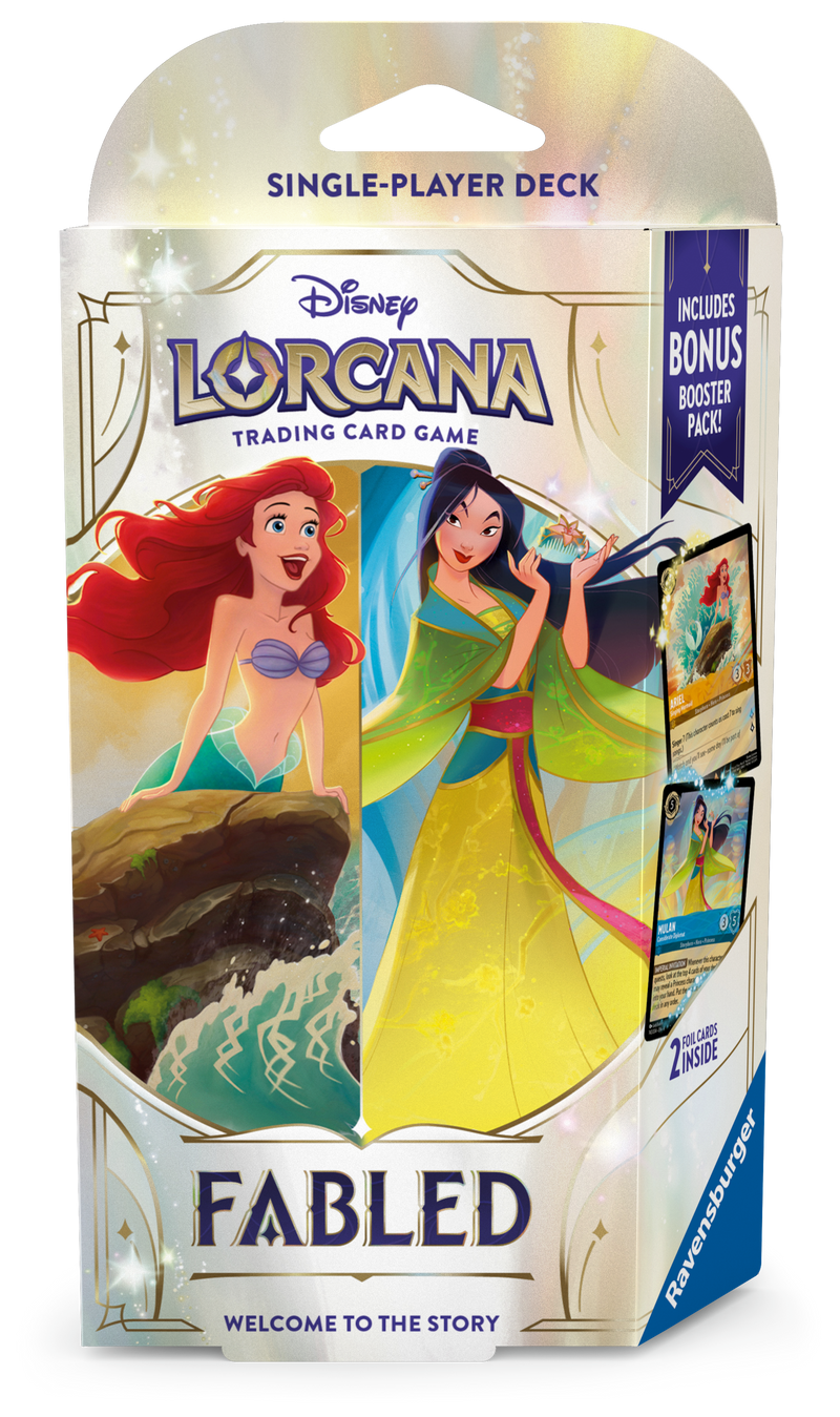 Disney Lorcana: Fabled - Amber/Sapphire - Starter Deck