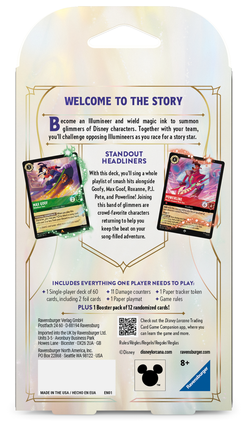 Disney Lorcana: Fabled - Starter Deck - Emerald & Ruby