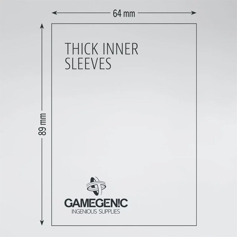 Sleeves: Gamegenic: Thick Inner Sleeves (50) (ML)
