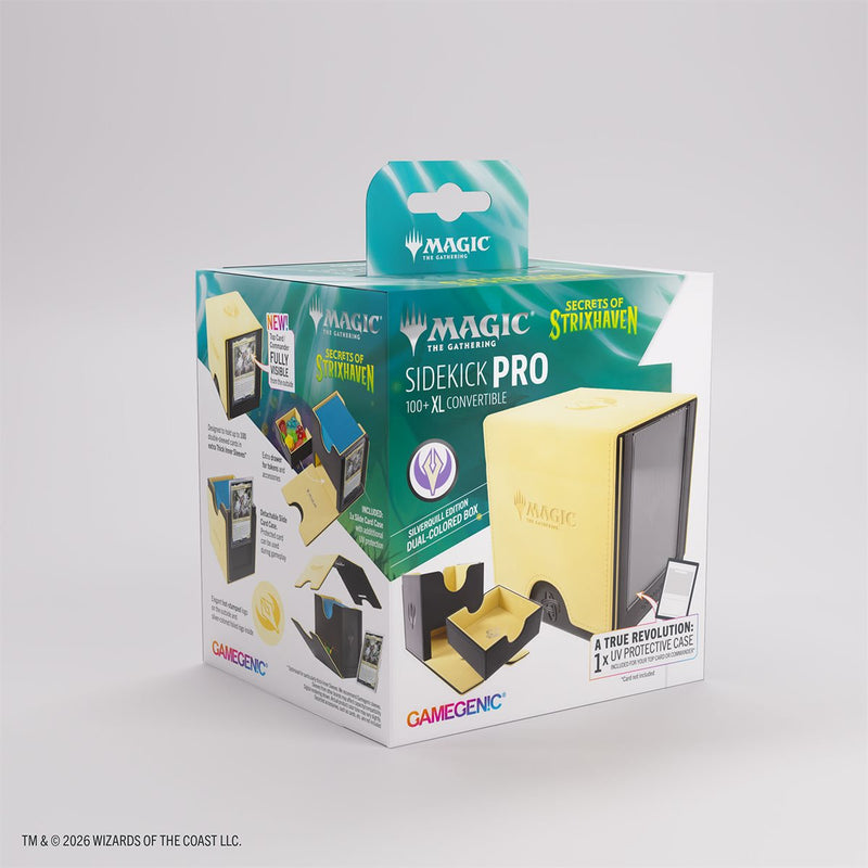 Deck Box Sidekick Pro XL - Silverquill Logo Secrets of Strixhaven