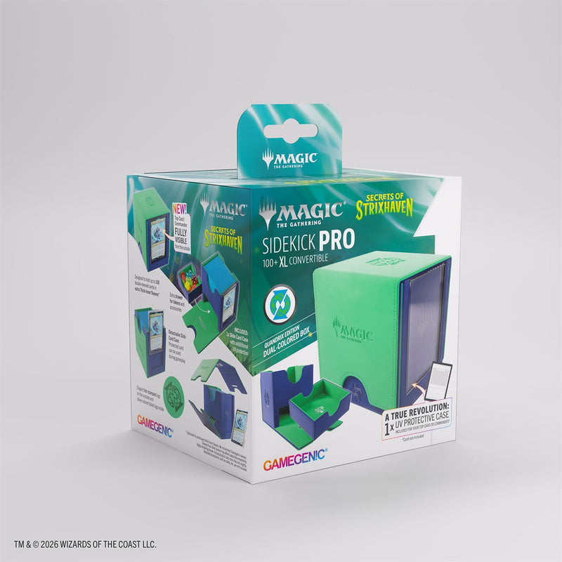 Deck Box Sidekick Pro XL - Quandrix Logo Secrets of Strixhaven