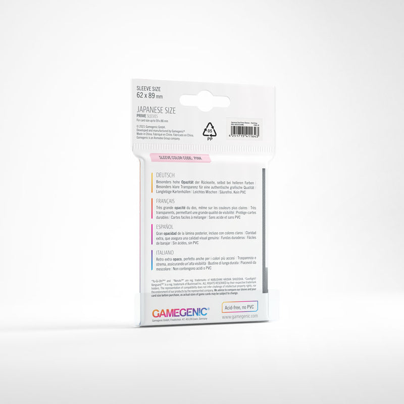 Sleeves: Gamegenic: Prime Japanese Sized Sleeves: Dark Gray (60)