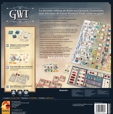 Great Western Trail 2e édition: Ext. Ruée vers le nord (FR)