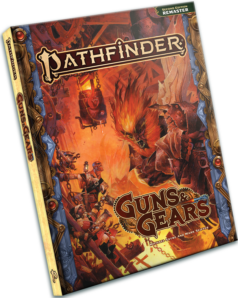 Pathfinder RPG 2E Remastered Guns and Gears Hard Cover (VO)