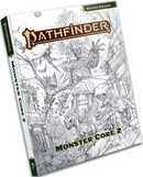 Pathfinder RPG 2E Remastered Monster Core 2 Sketch Cover (V.O)