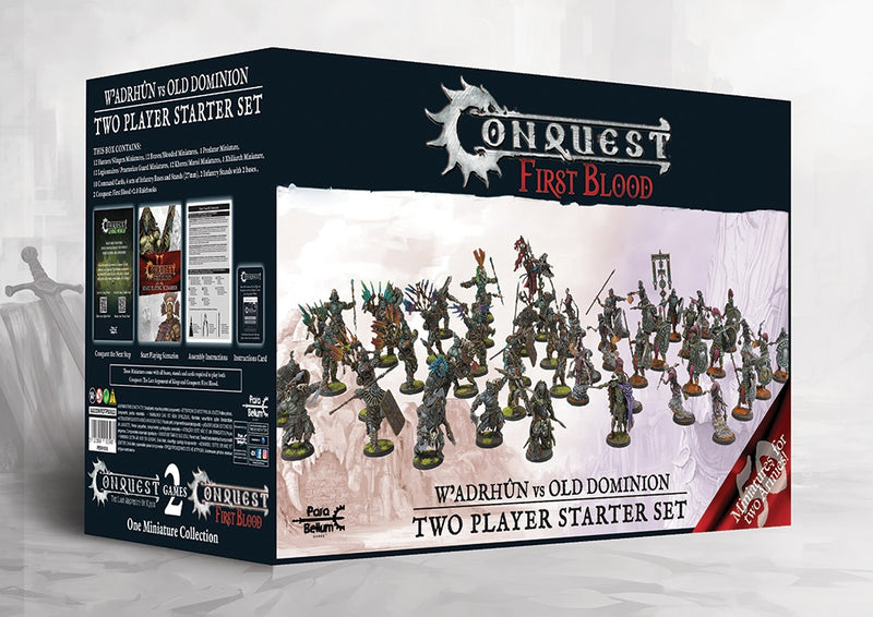 Conquest: First Blood Two Player Starter W'Adrhun vs Old Dominion