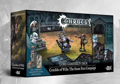 Conquest: Lore Campaign Pack Crucible of Wills - The Stone Face Campaign