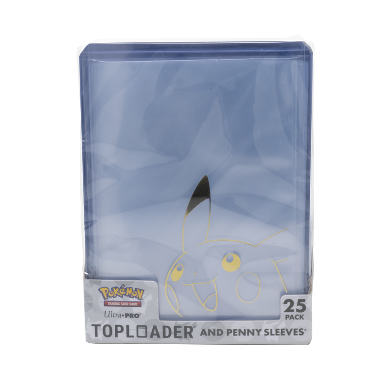 Ultra Pro Toploader 3X4 35PT AND PENNY SLEEVE COMBO PACK PIKACHU 25CT
