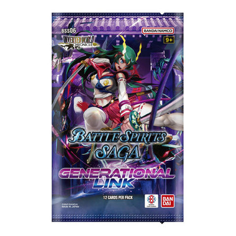 Battle Spirits Saga BSS06 Generational Link Booster Pack