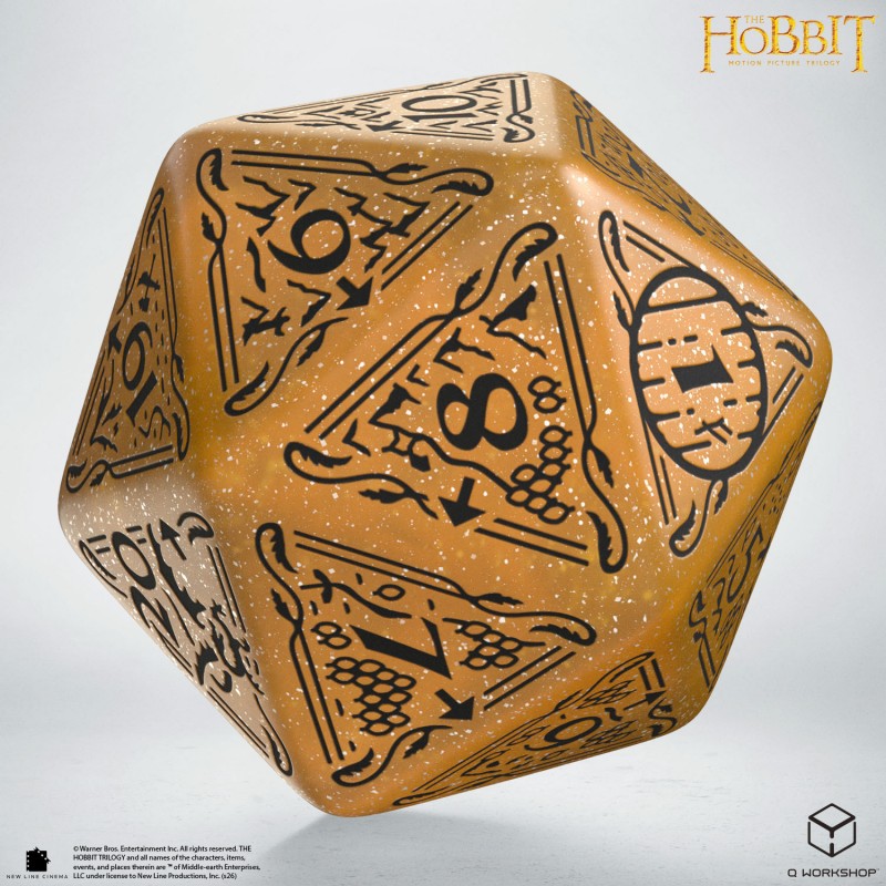 The Hobbit Spindown D20 - Radiant TCG Jumbo Die