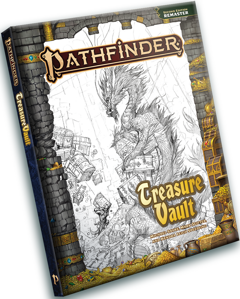 Pathfinder RPG 2E: Treasure Vault Remastered Sketch Cover Edition