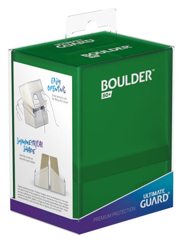 Ultimate Guard: Deck Case Boulder 80+ Emerald