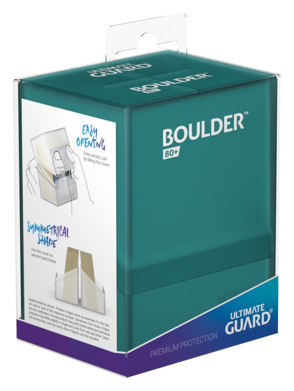 Ultimate Guard: Deck Case Boulder 80+ Malachite