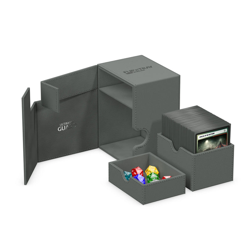 UG FLIP N TRAY DECK CASE XENOSKIN GREY 133+