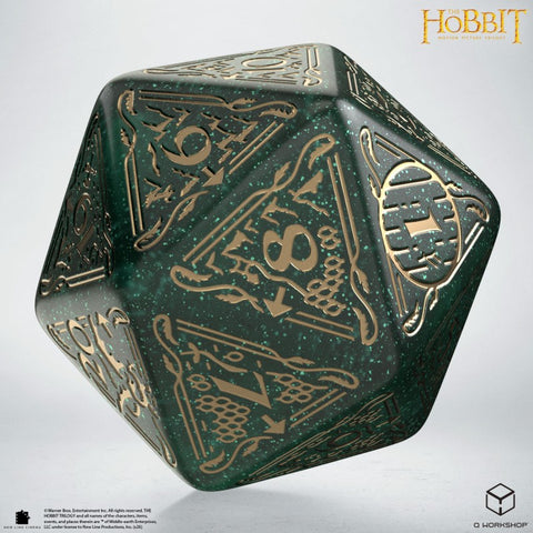 The Hobbit Spindown D20 - Radiant TCG Jumbo Die