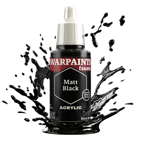 Warpaints Fanatic: Matt Black 18ml - The Army Painter