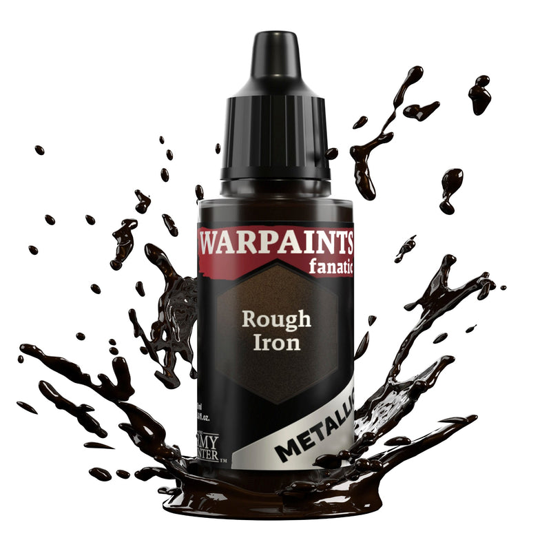Warpaints Fanatic Metallic: Rough Iron 18ml - The Army Painter