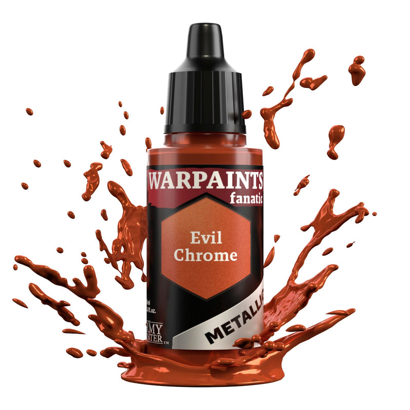 Warpaints Fanatic Metallic: Evil Chrome 18ml - The Army Painter