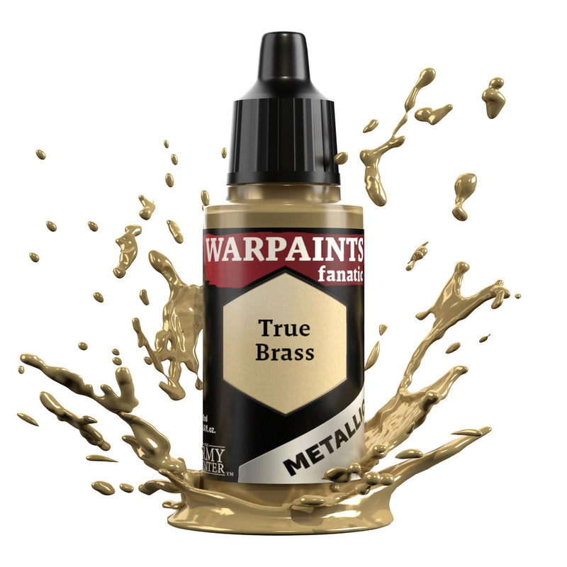 Warpaints Fanatic Metallic: True Brass 18ml - The Army Painter