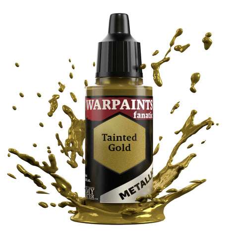Warpaints Fanatic Metallic: Tainted Gold 18ml - The Army Painter