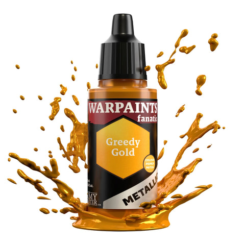 Warpaints Fanatic Metallic: Greedy Gold 18ml - The Army Painter
