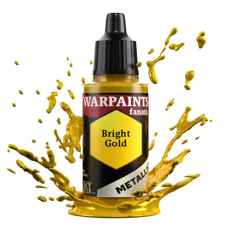 Warpaints Fanatic Metallic: Bright Gold 18ml - The Army Painter
