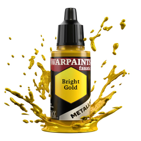 Warpaints Fanatic Metallic: Bright Gold 18ml - The Army Painter