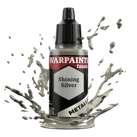 Warpaints Fanatic Metallic: Shining Silver 18ml - The Army Painter